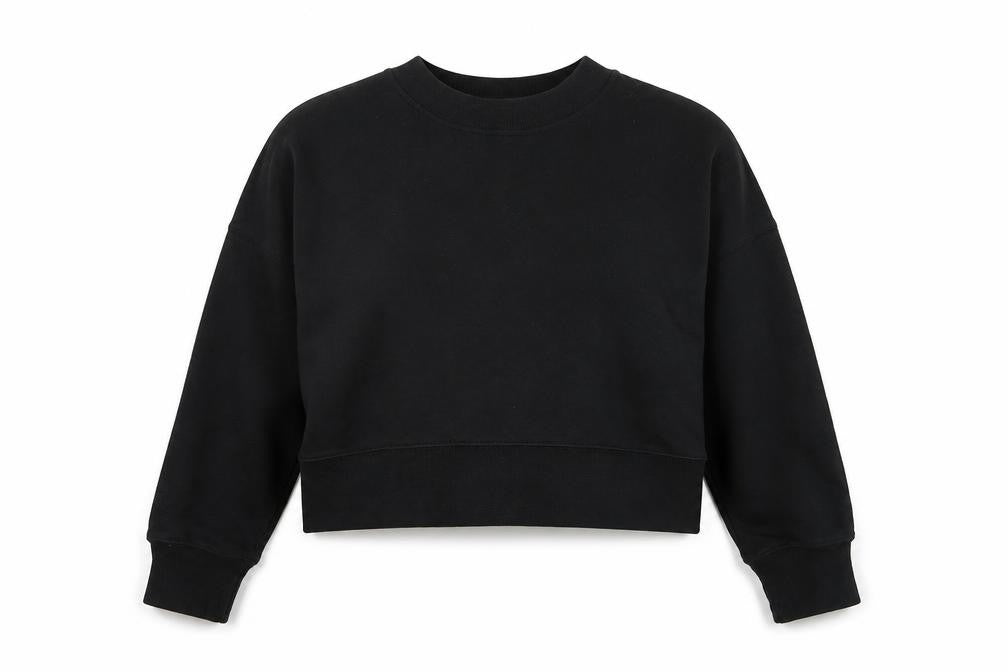 Abercrombie & Fitch Women's Black Small Pullover Sweatshirt
