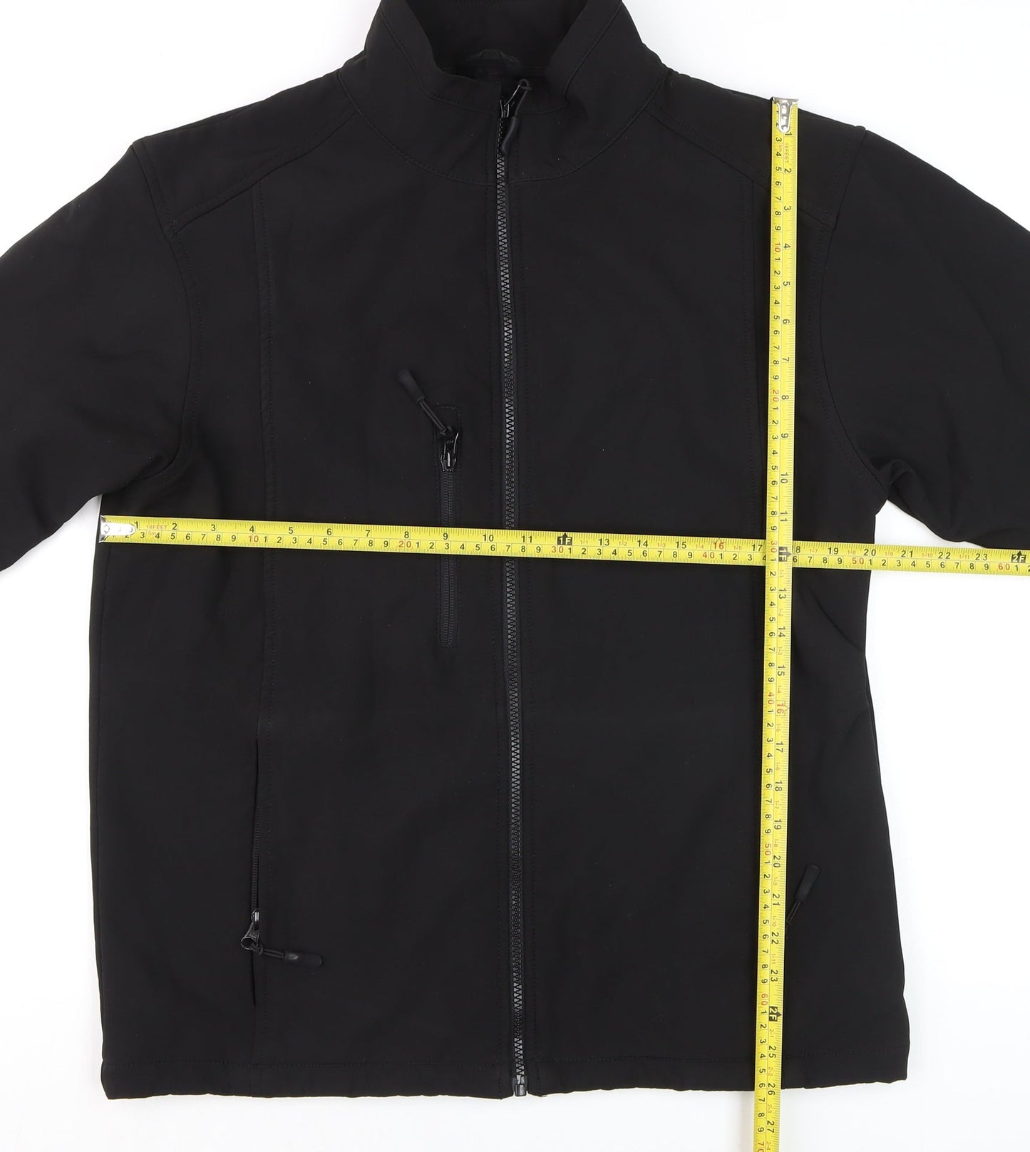 Arco Essentials Men's Black Softshell Jacket M Workwear Outdoor Zip Up