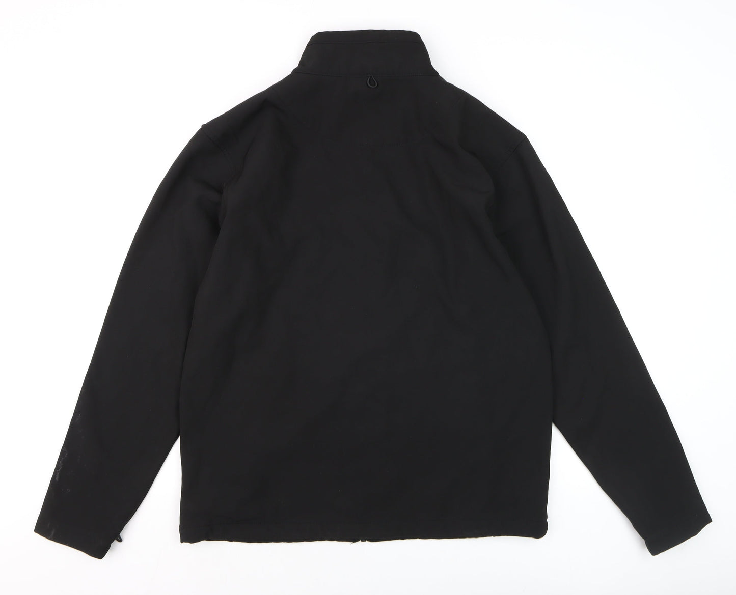 Arco Essentials Men's Black Softshell Jacket M Workwear Outdoor Zip Up
