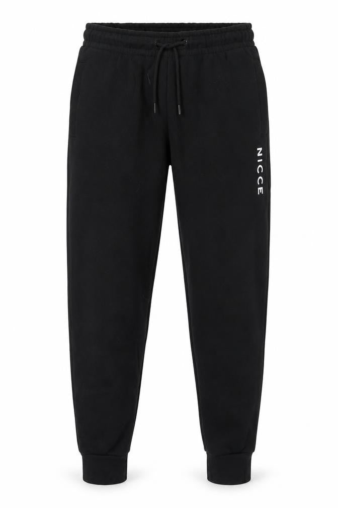 Nicce Men’s Black Jogger Trousers Size M Cotton Blend