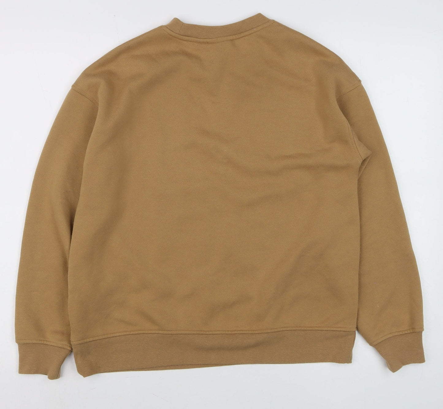 Disney Chipmunk University Brown Sweatshirt Women XS Crew Neck Pullover