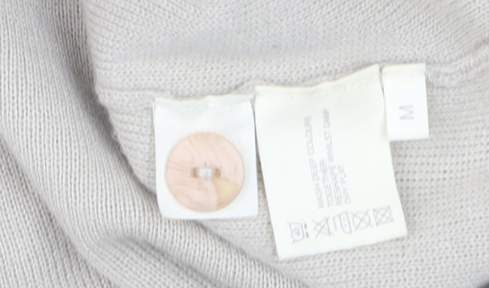 Hawkshead Women's Beige Cotton Button Cardigan M