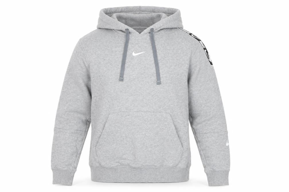 Nike Boys Grey Pullover Hoodie Size S Standard Fit Cotton Blend