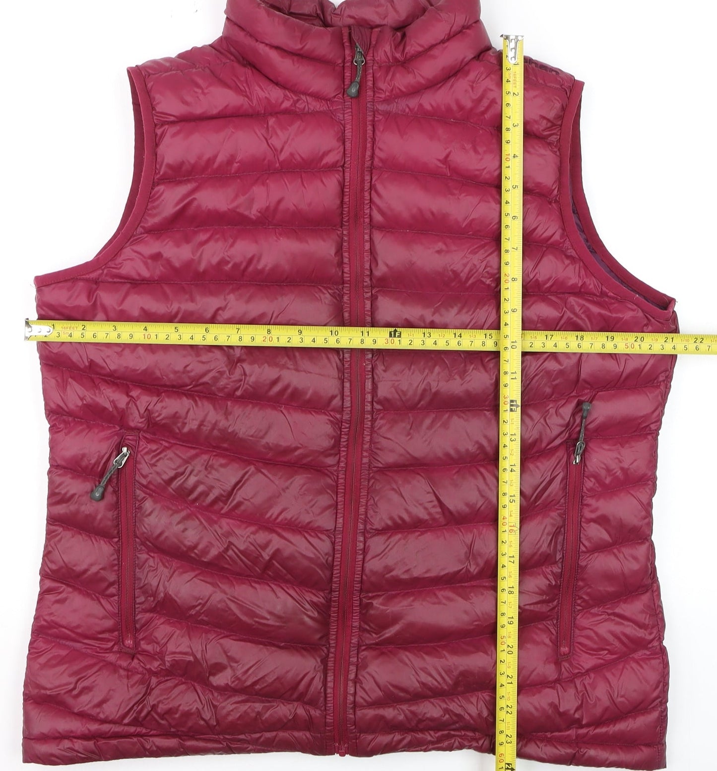 Rohan Men's Red Daybreak Puffer Waistcoat M Lightweight Down Gilet
