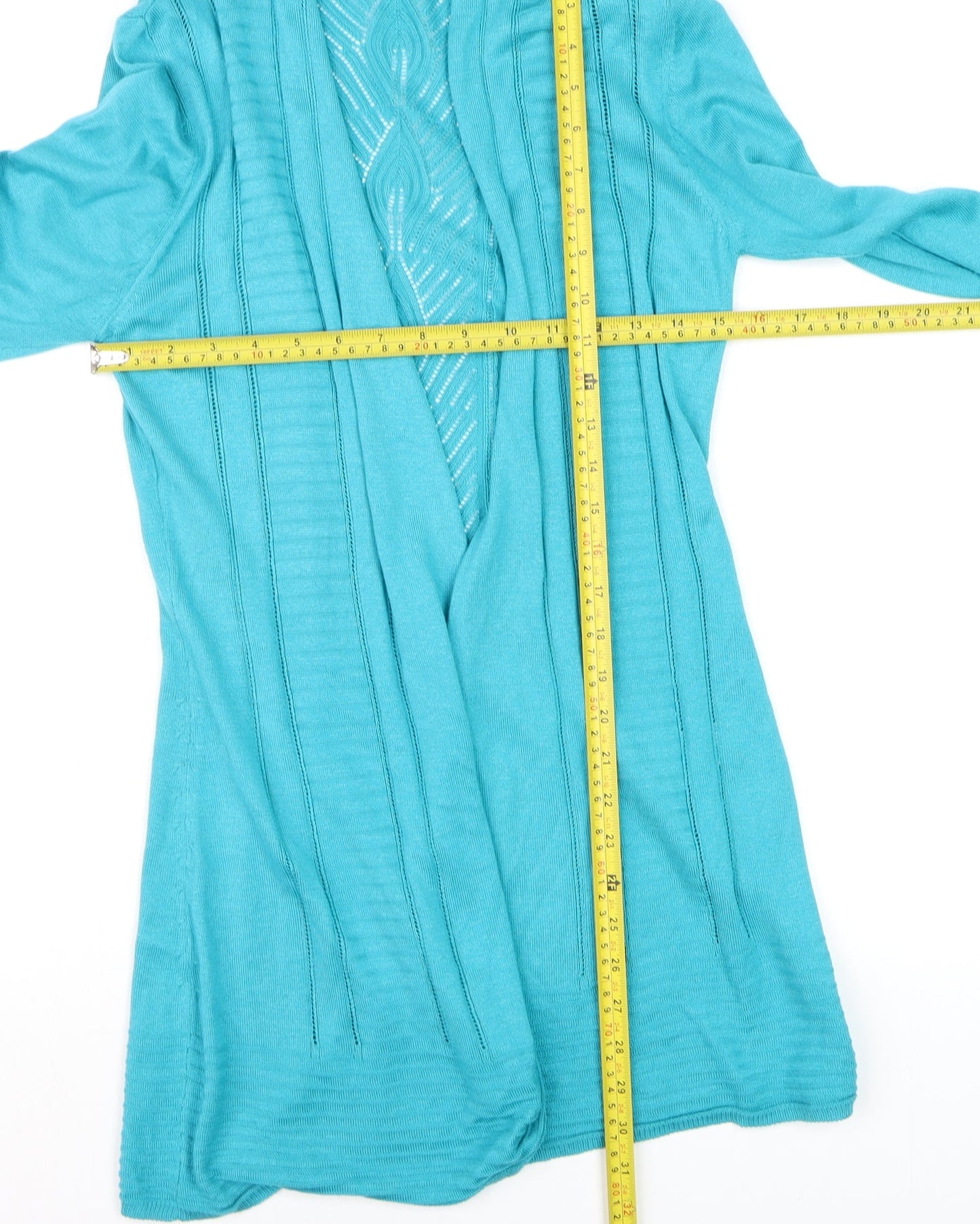 Marks and Spencer Women’s Blue Cardigan L Lightweight Knit