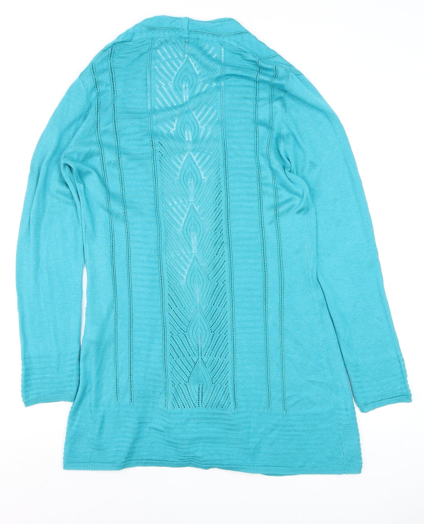 Marks and Spencer Women’s Blue Cardigan L Lightweight Knit