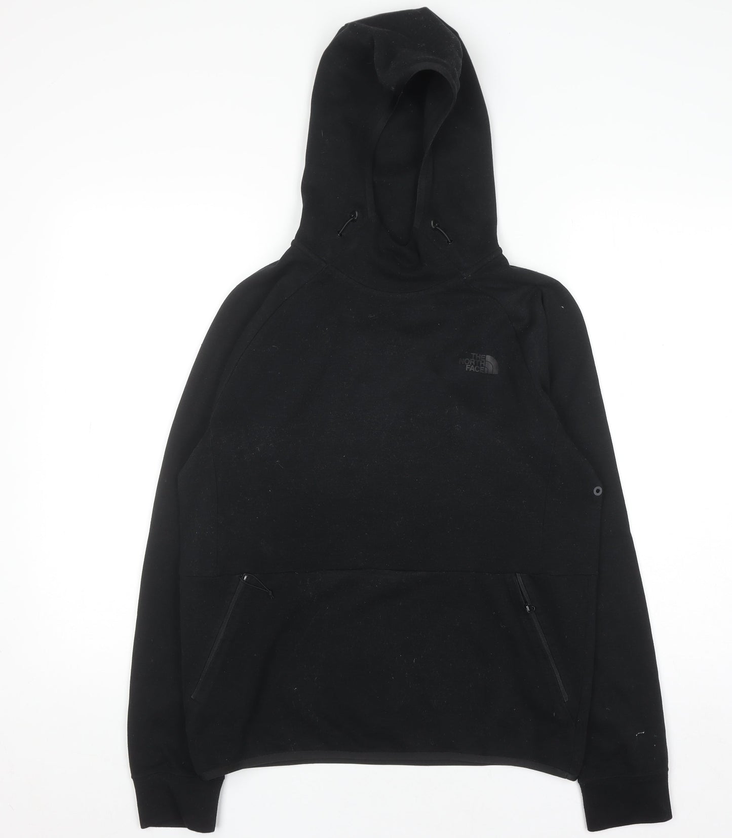 The North Face Men's Black Pullover Hoodie Size S Polyester Fleece