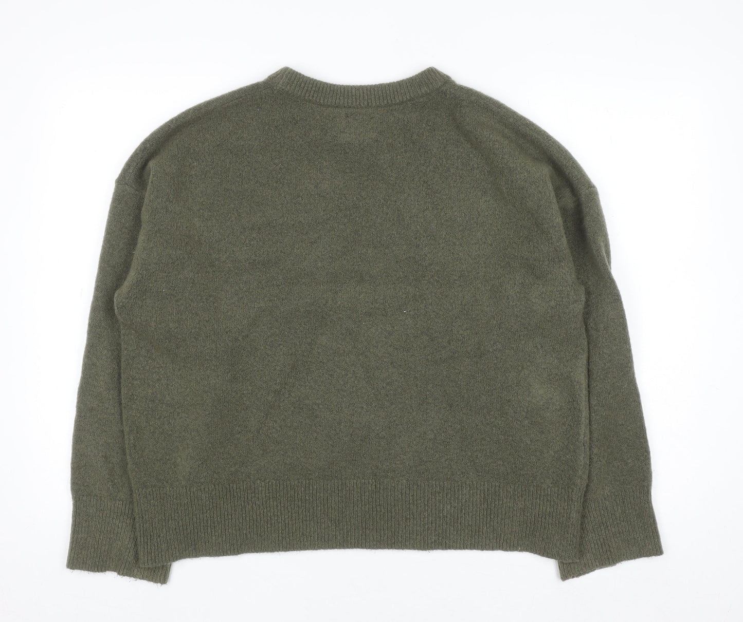 ASOS DESIGN Women’s Green Crew Neck Knit Jumper Size S