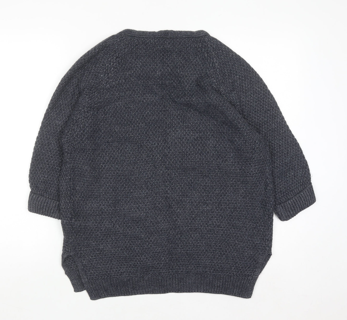 FatFace Women's Blue Knit Open Front Cardigan Size 12