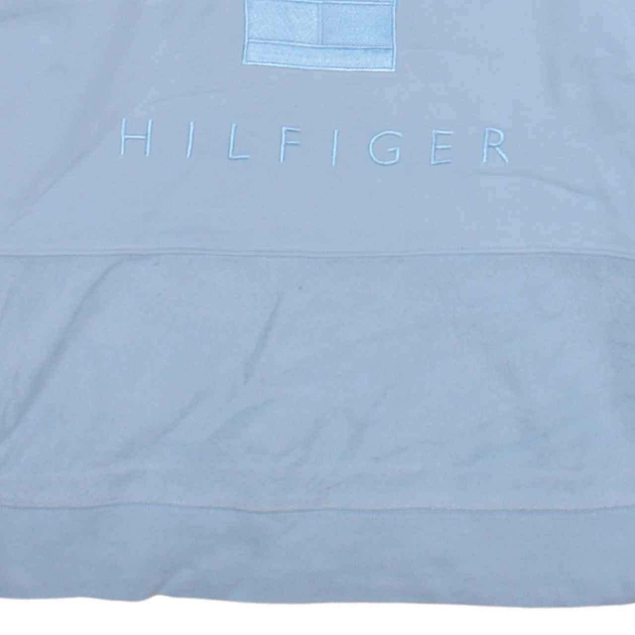 Tommy Hilfiger Men's Blue Embroidered Logo Pullover Sweatshirt Size S
