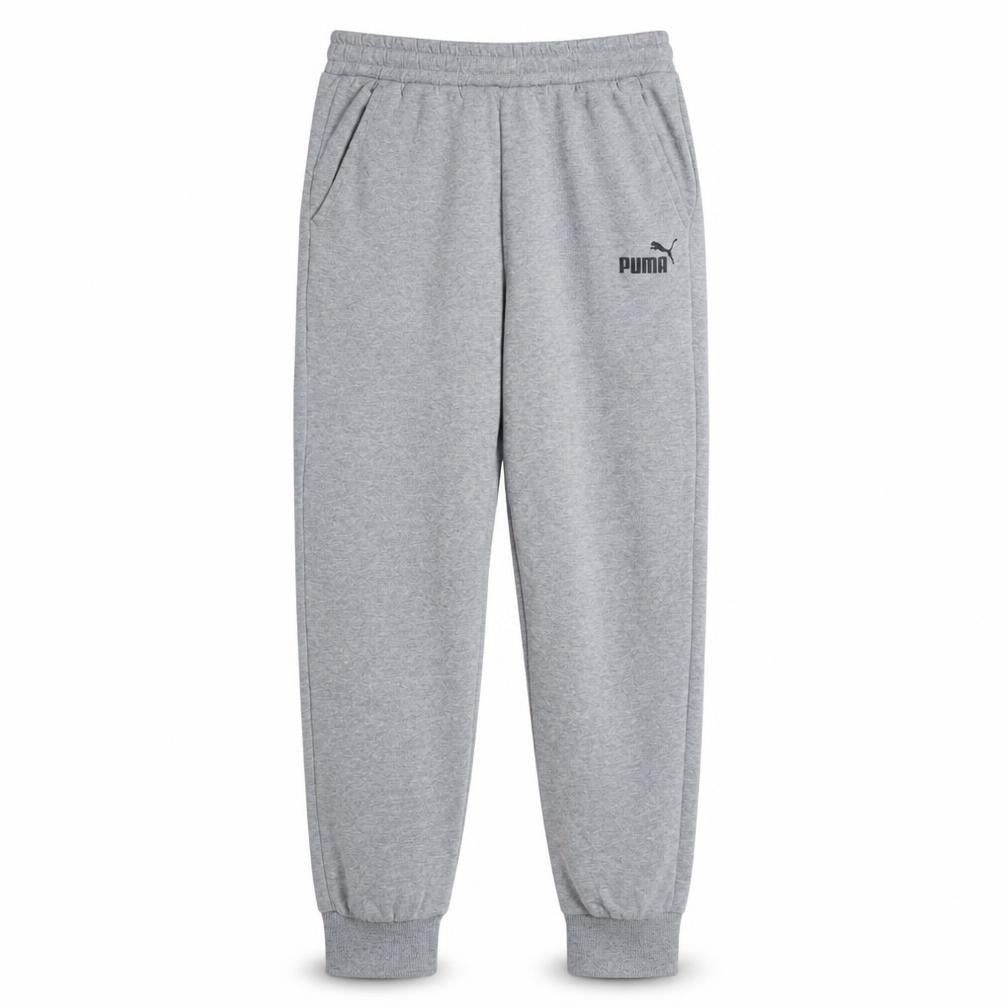 Puma Men’s Grey Jogger Sweatpants M Elastic Waist Activewear