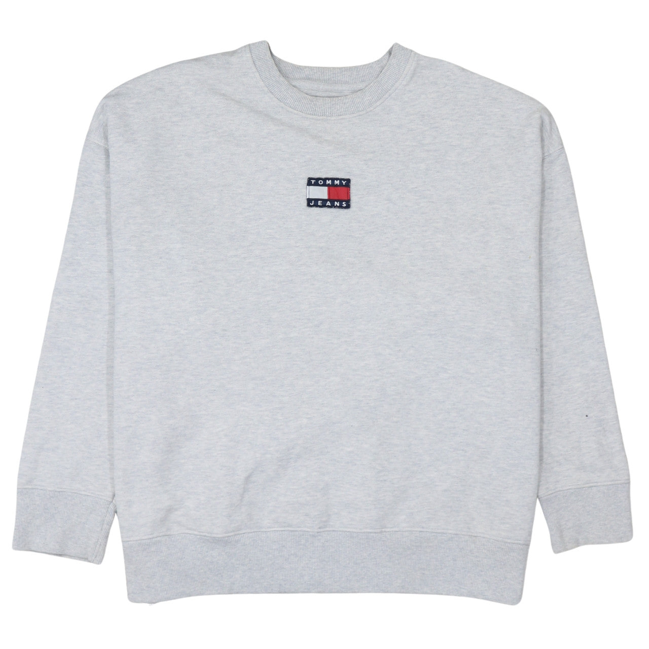 Tommy Jeans Men's Grey XL Crew Neck Pullover Sweatshirt