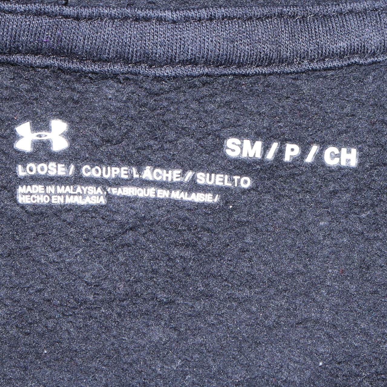 Under Armour Men's Black Small Logo Pullover Hoodie