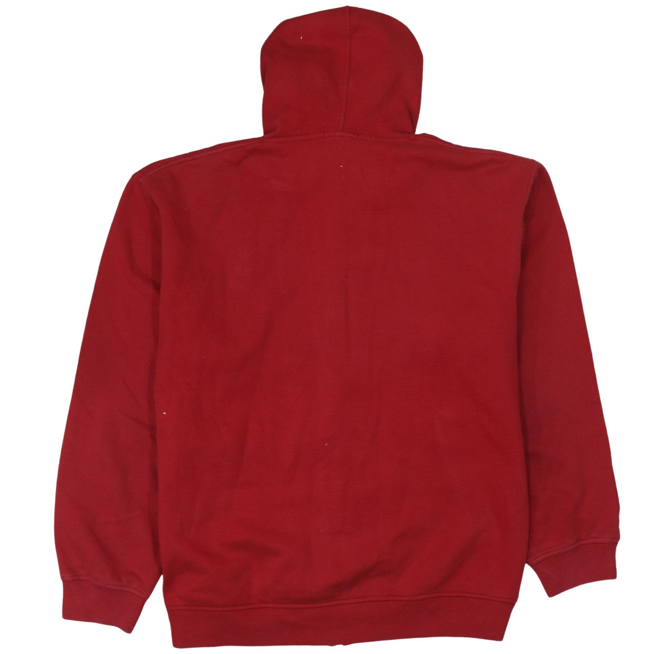 Polo Men Red XL Full Zip Hoodie Embroidered Logo Cotton Fleece