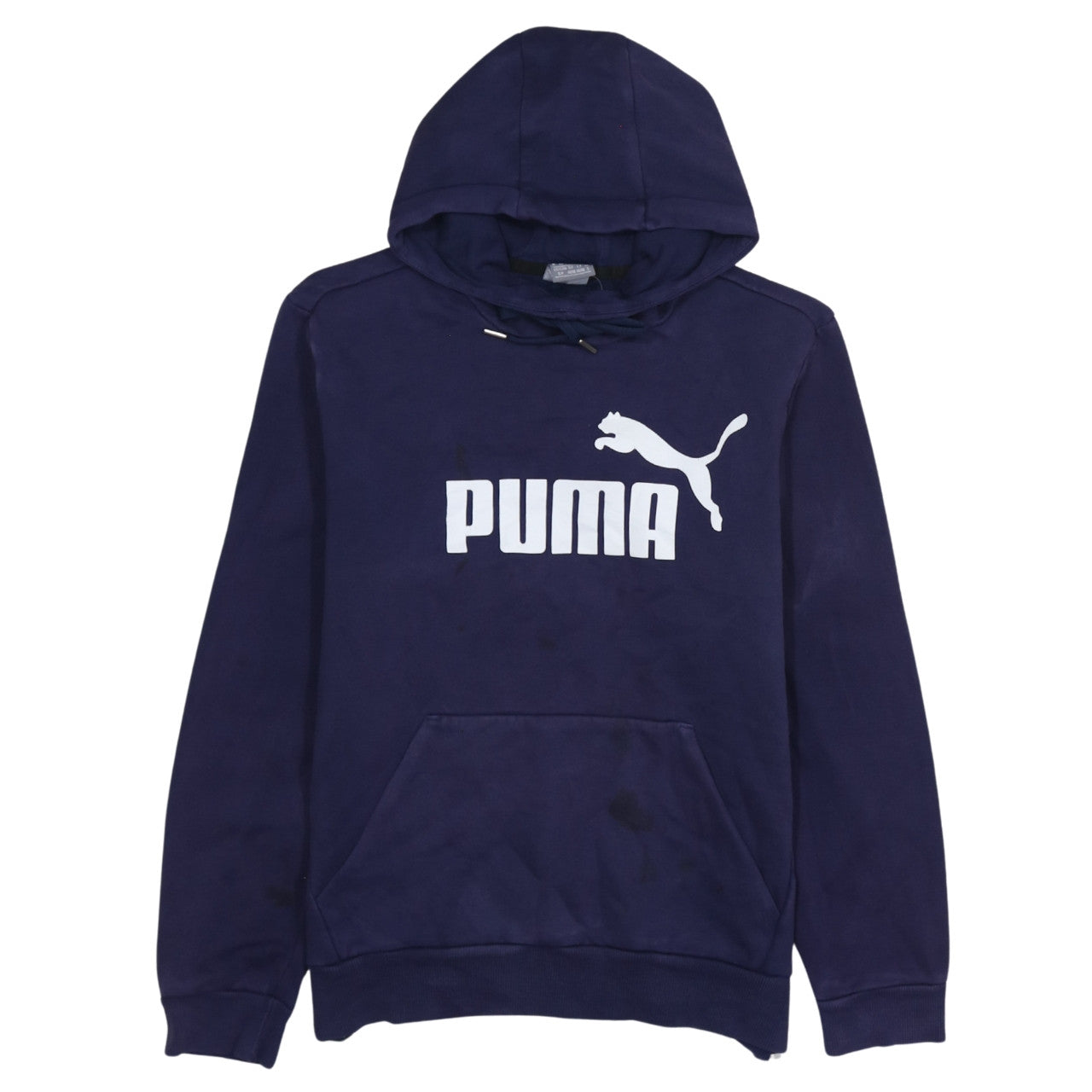 Puma Men's Blue XL Pullover Hoodie Graphic Logo Sweatshirt
