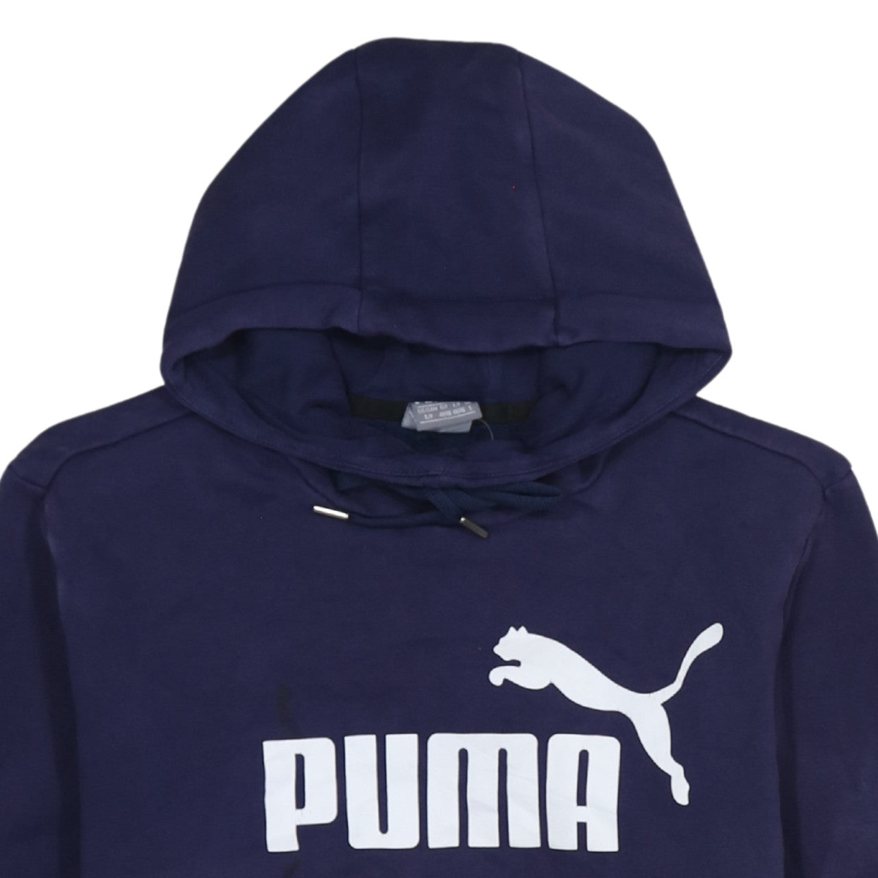 Puma Men's Blue XL Pullover Hoodie Graphic Logo Sweatshirt