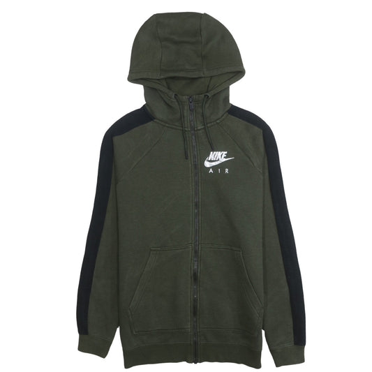 Nike Air Men's Green XS Full Zip Hoodie Sweatshirt