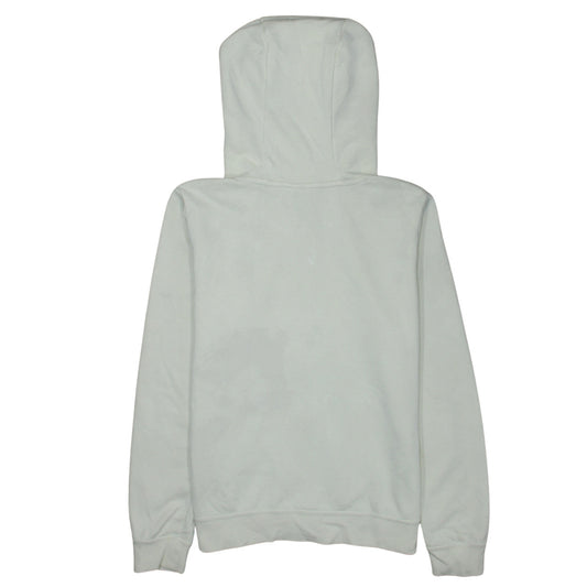 Nike Women Beige Full Zip Hoodie Small Hooded Cotton Blend