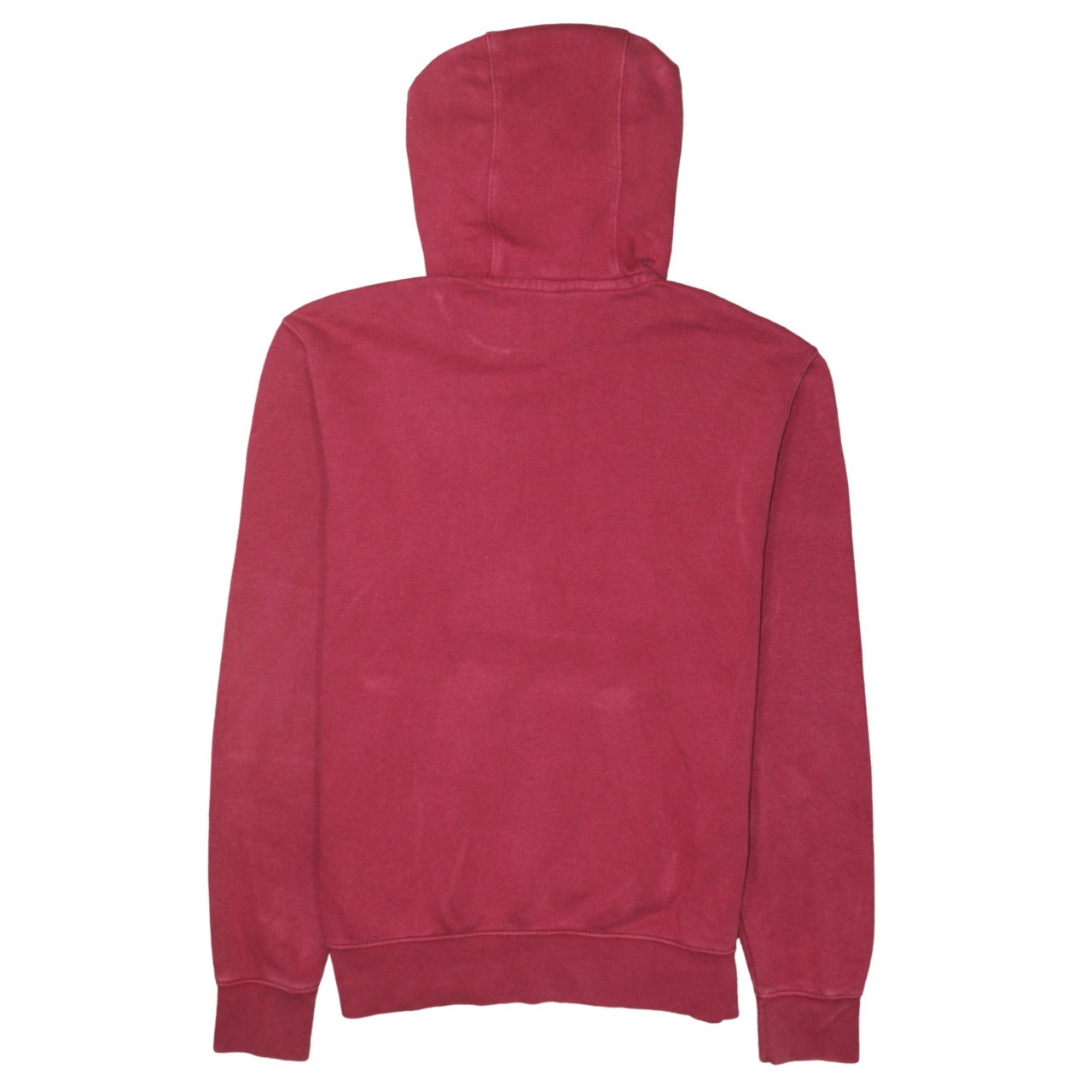 Nike Men's Red Pullover Hoodie Small Logo Fleece Sweatshirt