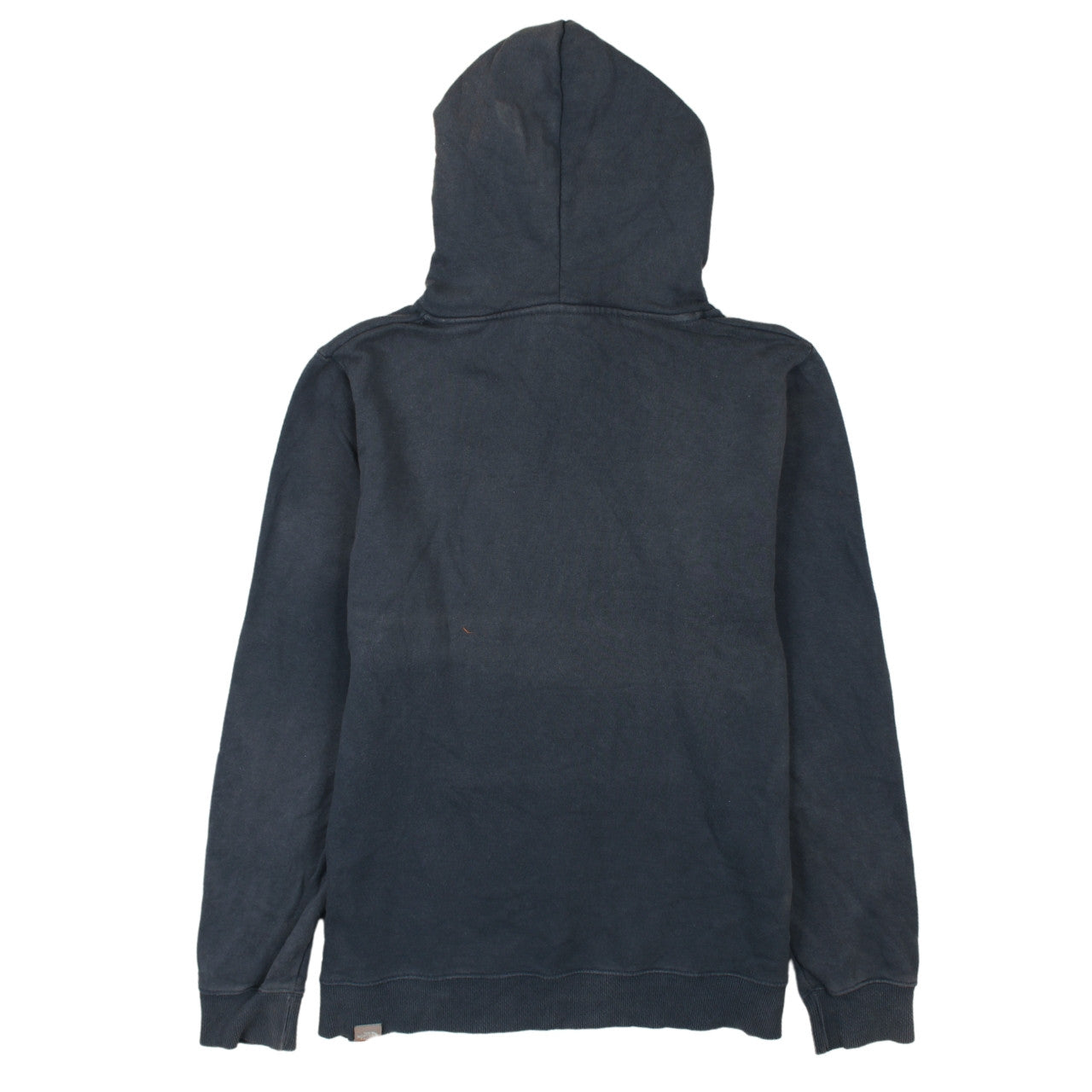 The North Face Womens Blue Pullover Hoodie Size L Logo Design
