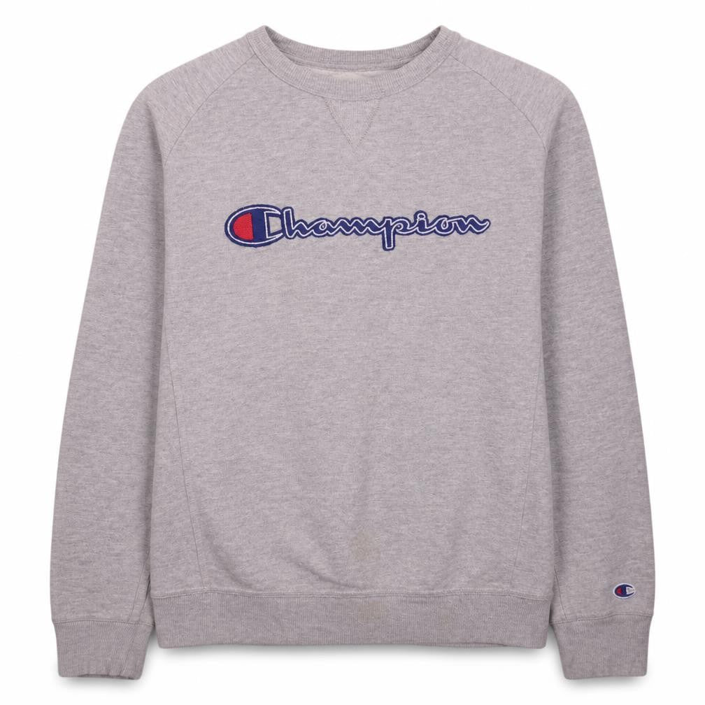 Champion Men's Grey Medium Crew Neck Pullover Sweatshirt