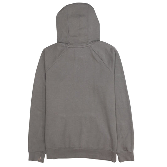 Nike Men's Grey Pullover Hoodie Size M Regular Fit Logo Sweatshirt