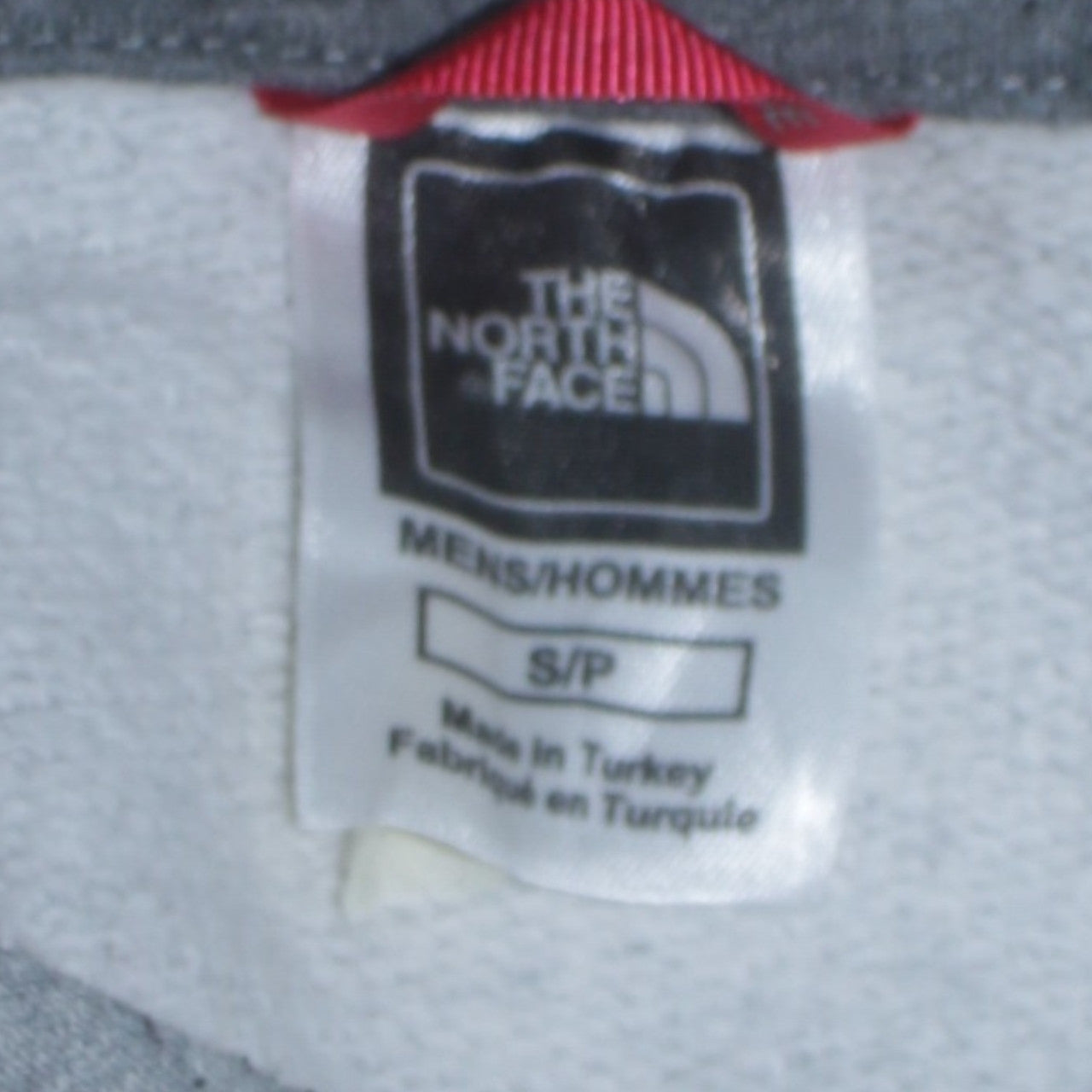 The North Face Men’s Grey Pullover Hoodie S Regular Fit Embroidered Logo