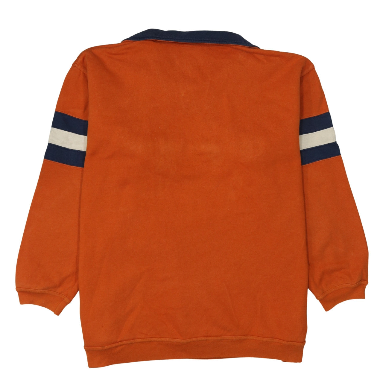 Champion Mens Orange 1/2 Zip Embroidered Logo Sweatshirt M