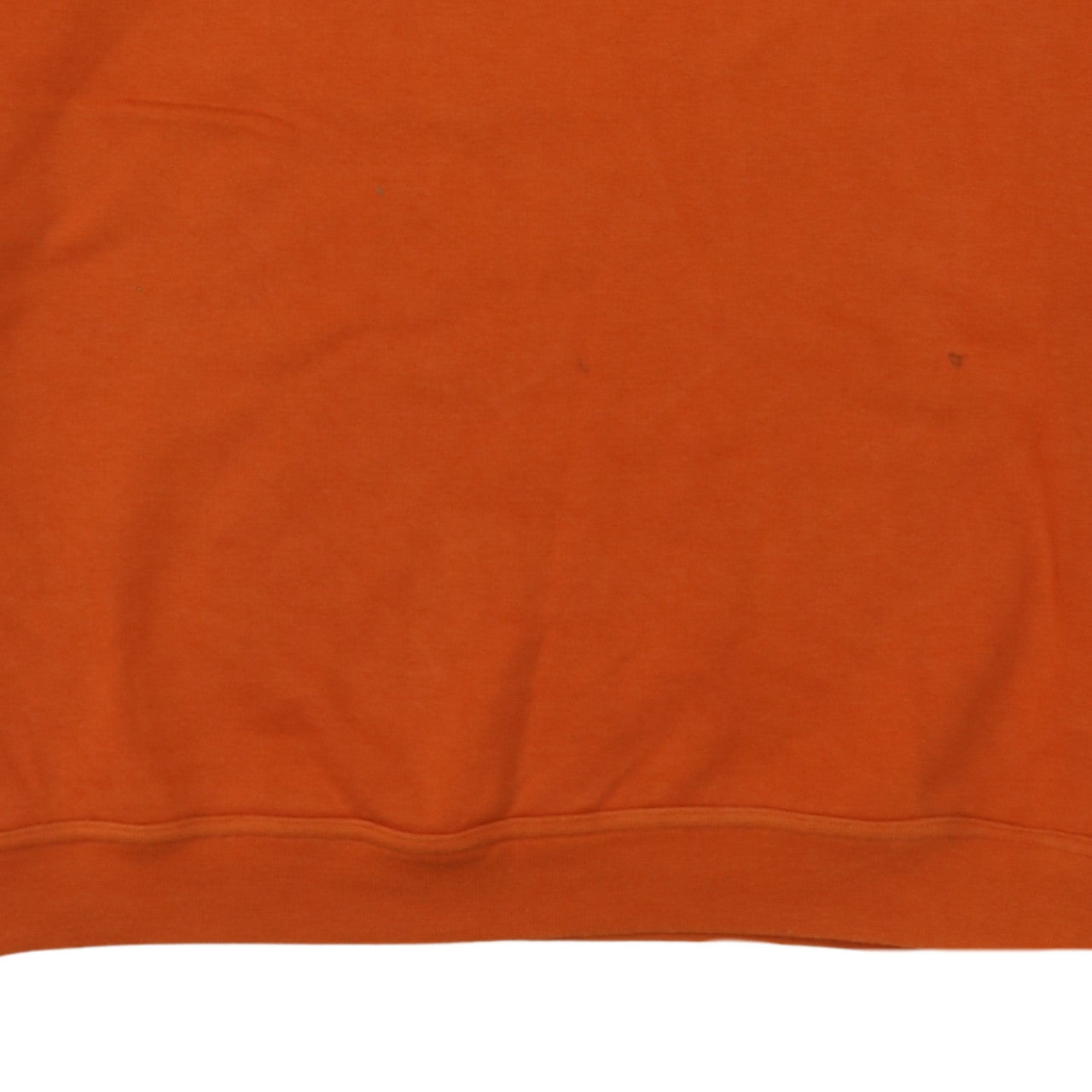 Champion Mens Orange 1/2 Zip Embroidered Logo Sweatshirt M