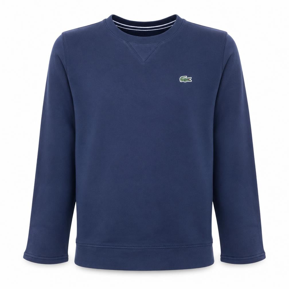 Lacoste Sport Men's Blue Crew Neck Sweatshirt Size S Pullover Logo