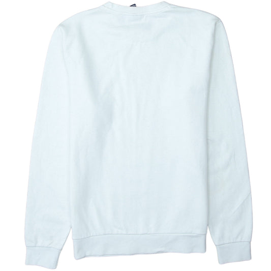 Champion Boys White 2XL Sweatshirt Crew Neck Long Sleeve Logo Pullover