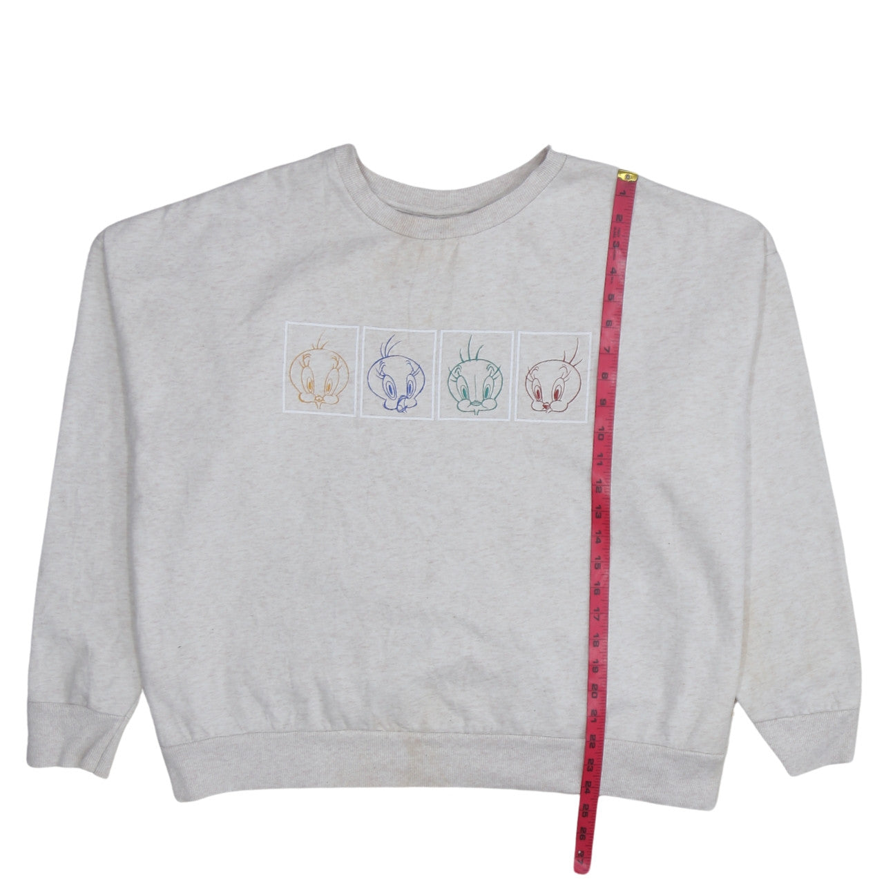 Primark Cares Looney Tunes Womens Beige 2XL Tweety Print Sweatshirt