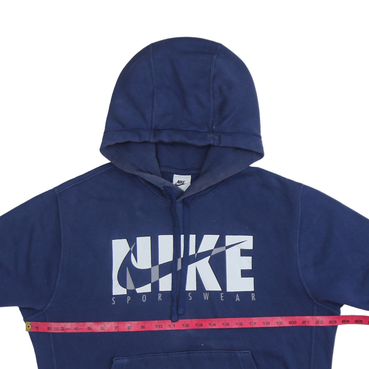 Nike Mens Blue Pullover Hoodie Sportswear Logo M Regular Fit