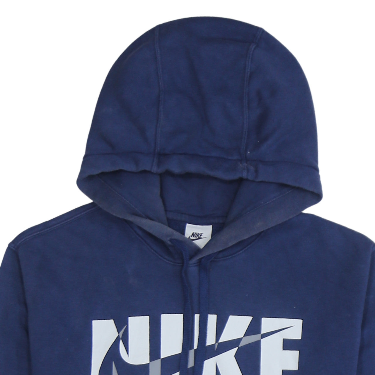 Nike Mens Blue Pullover Hoodie Sportswear Logo M Regular Fit