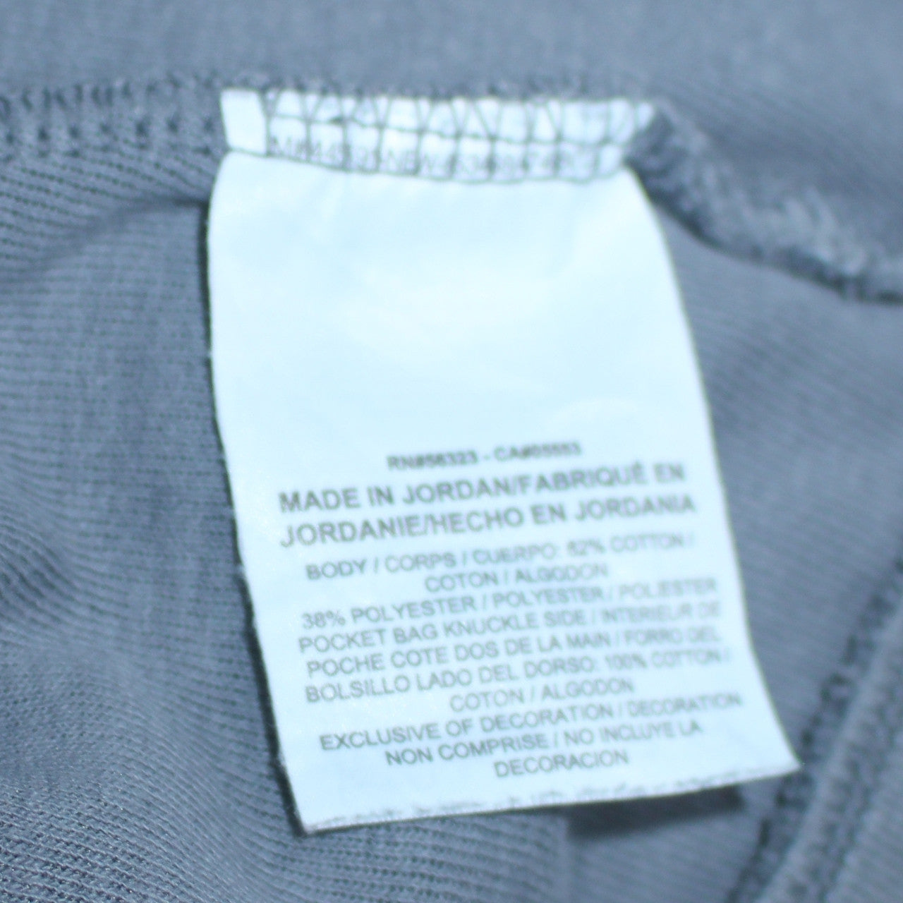 Nike Men’s Grey Crew Neck Pullover Sweatshirt L Logo Pocket