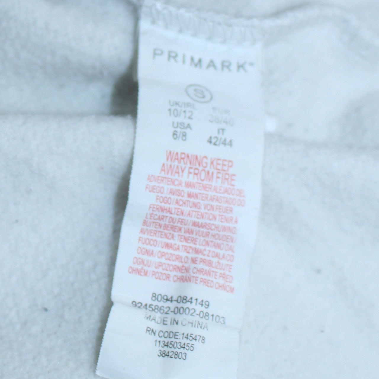 Primark Star Wars Men's White Pullover Hoodie L Mandalorian Design