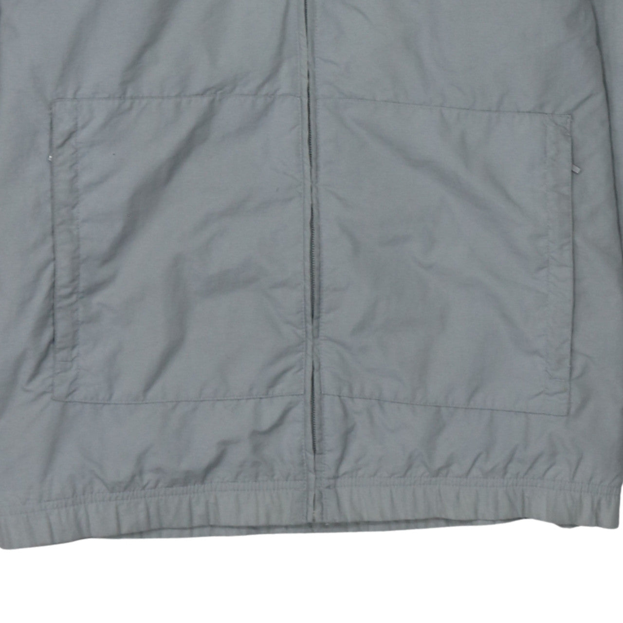 Nike Men's Grey L Windbreaker Jacket Full Zip Lightweight Sportswear