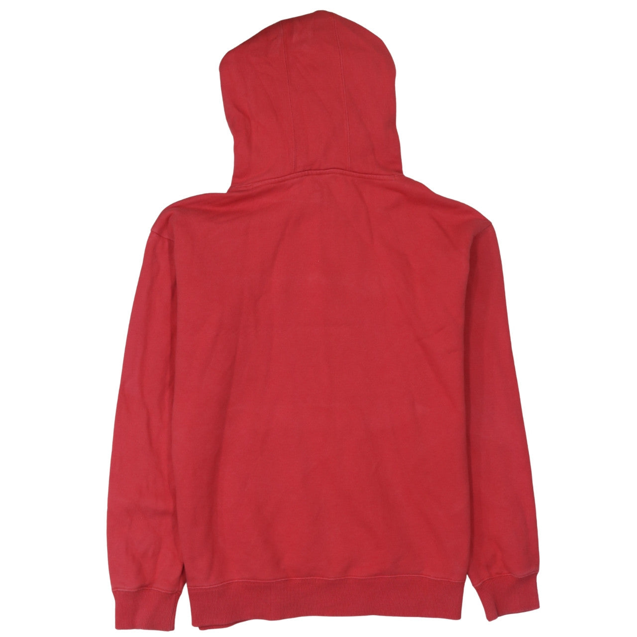 Champion Men's Red Pullover Hoodie Medium Graphic Logo Fleece
