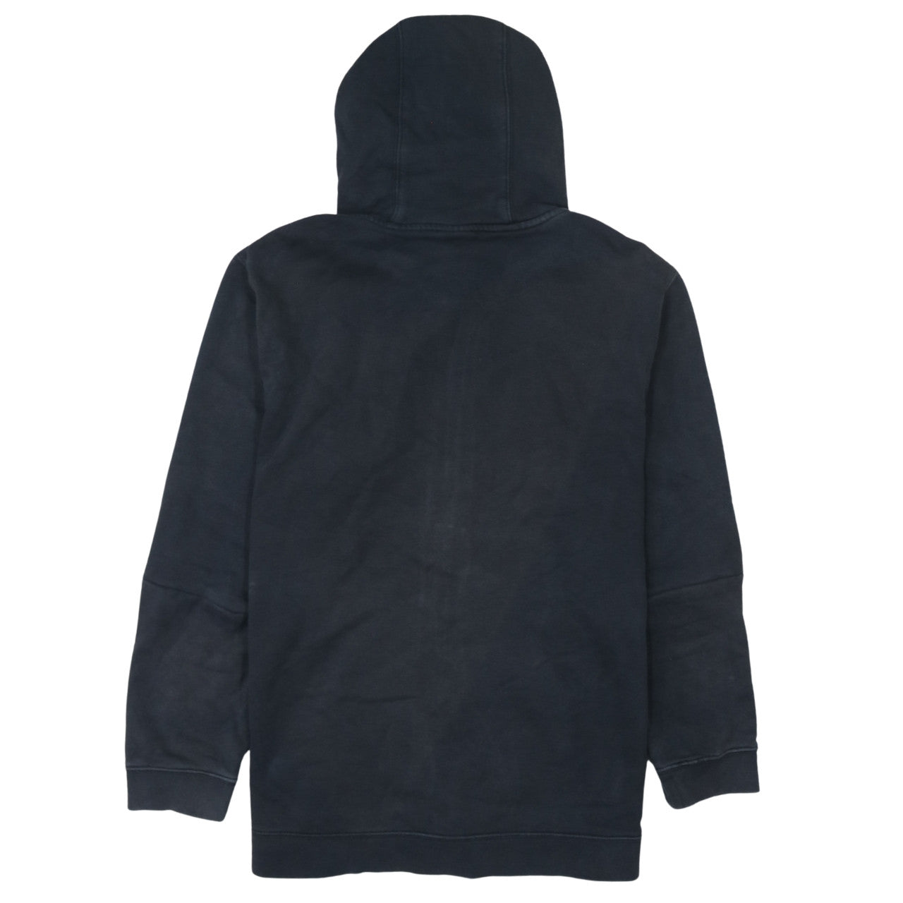 Nike Men's Black Full Zip Hoodie L Logo Sportswear Fleece