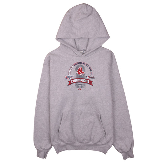Lee Sport Mens Grey L Pullover Hoodie 2007 World Series Champions Sweatshirt