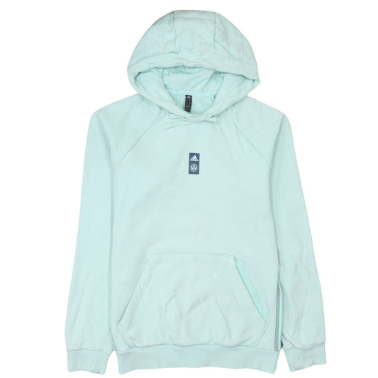 Adidas Men's Mint Green Pullover Hoodie Small Cotton Fleece