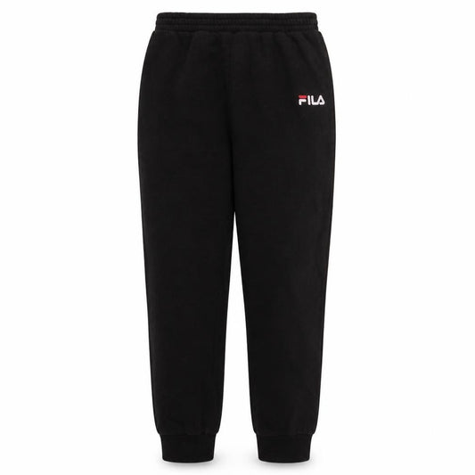 FILA Boys Black Jogger Trousers 13-15 Years Fleece Activewear Pants