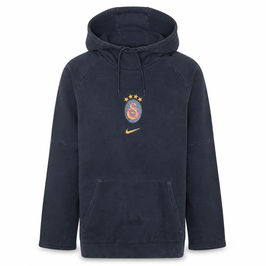 Nike Men's Black Small Pullover Hoodie Galatasaray Logo Sweatshirt