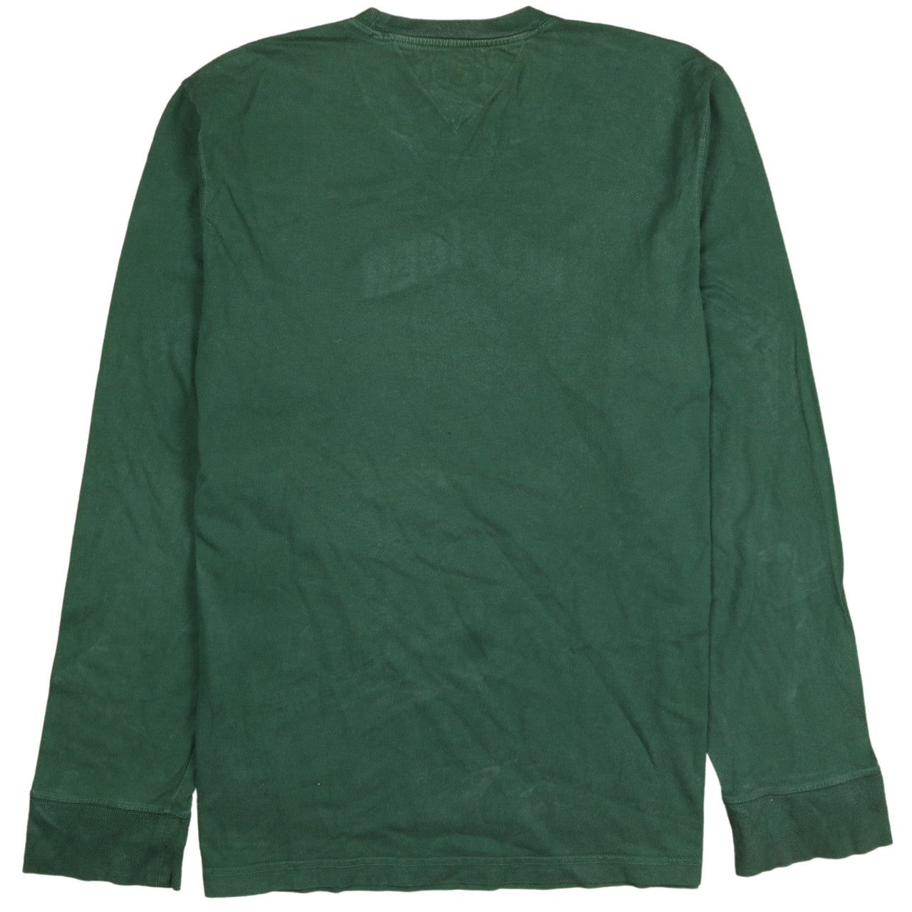 Hilfiger Men's Green XL Pullover Sweatshirt Classic College Logo