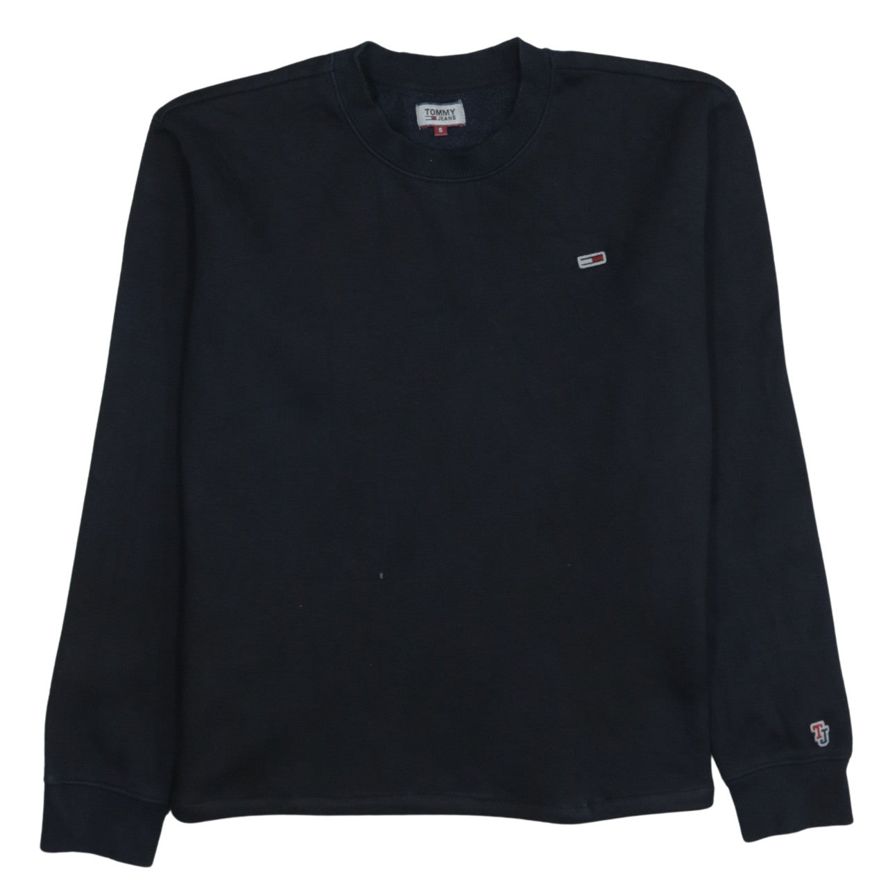 Tommy Jeans Men’s Blue Logo Crew Neck Sweatshirt Size S