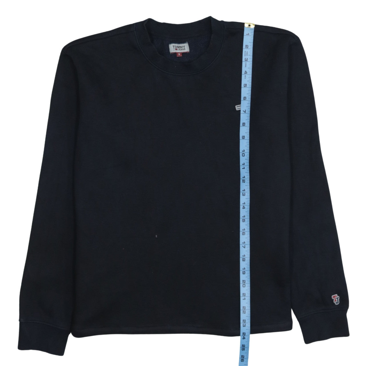 Tommy Jeans Men’s Blue Logo Crew Neck Sweatshirt Size S