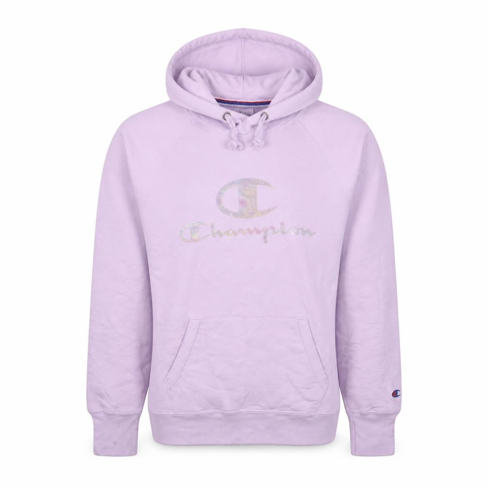 Champion Womens Lilac Pullover Hoodie Small Logo Athleticwear