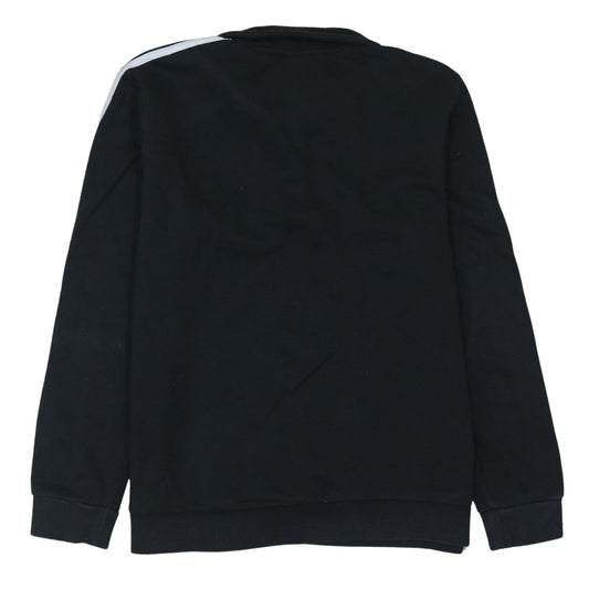 Adidas Womens Black 1/4 Zip Pullover Sweatshirt Size L