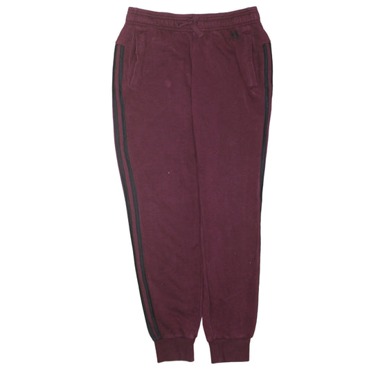 Adidas Men's Brown Jogger Sweatpants S Regular Fit Fleece