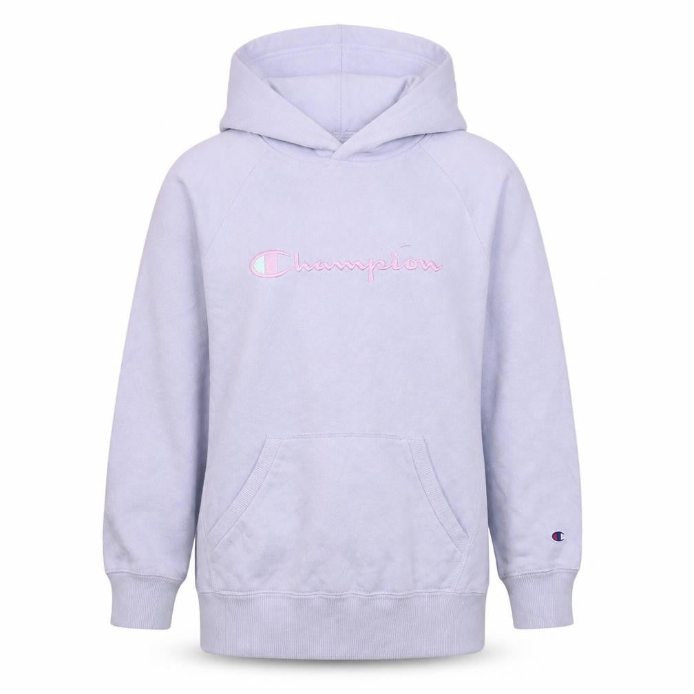 Champion Womens Lilac Hoodie XL Pullover Embroidered Logo Casual